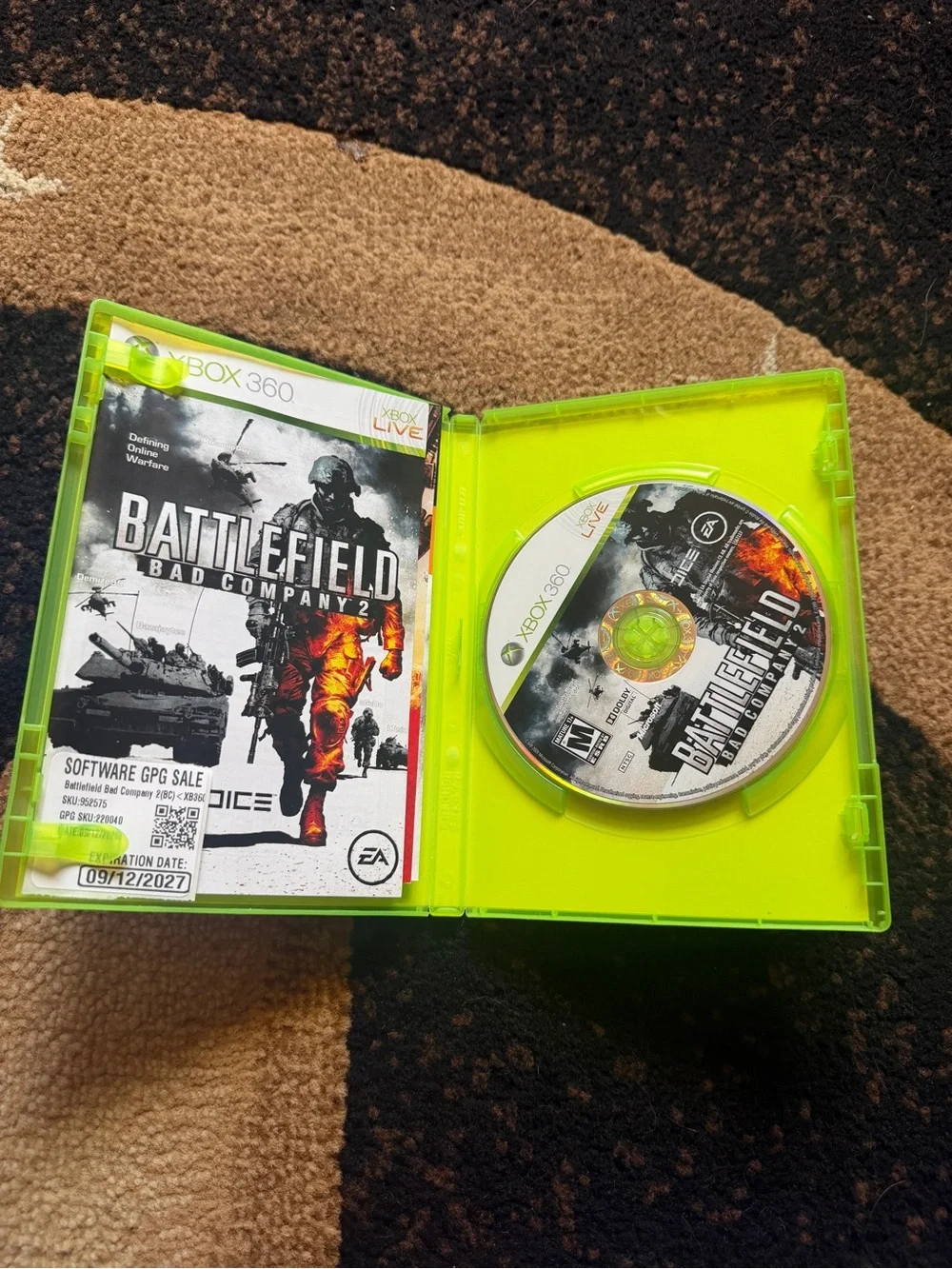 Xbox 360 Battlefield: Bad Company 2 – Green Case